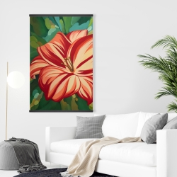 Magnetic 28 x 42 - Blooming daylilies