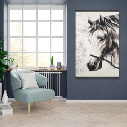 Magnetic 28 x 42 - Alpha the white horse