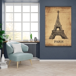 Magnetic 28 x 42 - Eiffel tower illustration