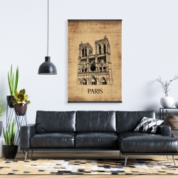 Magnetic 28 x 42 - Notre-dame de paris illustration