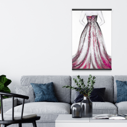 Magnétique 20 x 30 -  robe de princesse rose