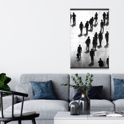 Magnétique 20 x 30 - Silhouettes de gens dans la rue