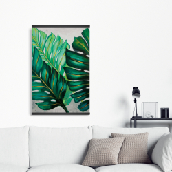 Magnetic 20 x 30 - Three big exotic plant leaves