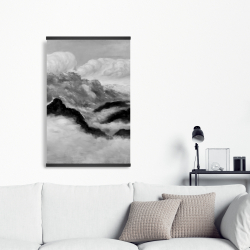 Magnétique 20 x 30 - Nuages gris