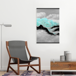 Magnetic 20 x 30 - Grey and blue clouds