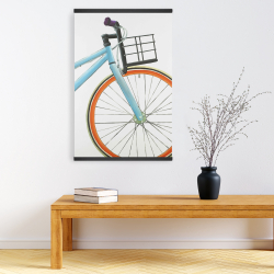 Magnétique 20 x 30 - Bicyclette bleue et orange