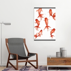 Magnetic 20 x 30 - Small red fishes