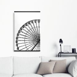 Magnetic 20 x 30 - Monochrome ferris wheel