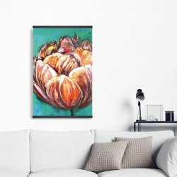 Magnetic 20 x 30 - Abstract double tulips flower