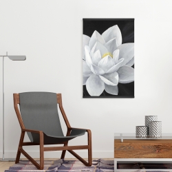 Magnetic 20 x 30 - Overhead view of a lotus flower