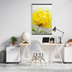 Magnétique 20 x 30 - Fleur jaune touffue