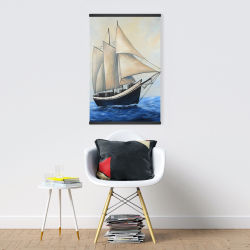 Magnetic 20 x 30 - Ship gently sailing by a sunny day