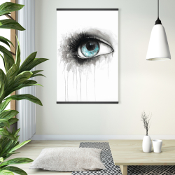 Magnetic 28 x 42 - Blue eye in watercolor