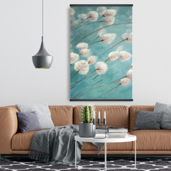 Magnetic 28 x 42 - Cotton grass plants in the wind