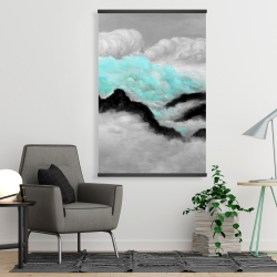 Magnetic 28 x 42 - Grey and blue clouds