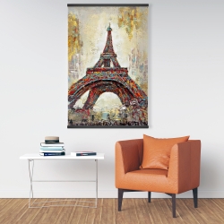 Magnétique 28 x 42 - Tour eiffel abstraite