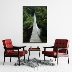 Magnetic 28 x 42 - Suspended bridge in the forest