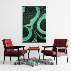 Magnetic 28 x 42 - Malachite stone