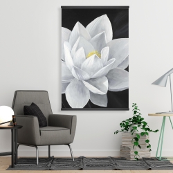 Magnetic 28 x 42 - Overhead view of a lotus flower