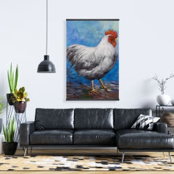 Magnetic 28 x 42 - Grey rooster