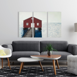 Canvas 24 x 36 - Boathouse