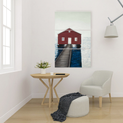 Canvas 24 x 36 - Boathouse