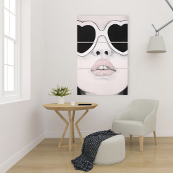 Canvas 24 x 36 - Mademoiselle in pink