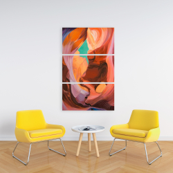 Canvas 24 x 36 - Inside view of antelope canyon