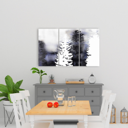 Canvas 24 x 36 - Silhouettes of trees