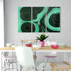 Canvas 24 x 36 - Malachite stone