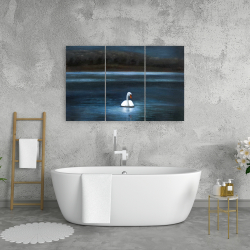 Canvas 24 x 36 - Beautiful swan