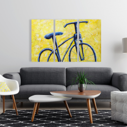 Toile 24 x 36 - Bicyclette bleue