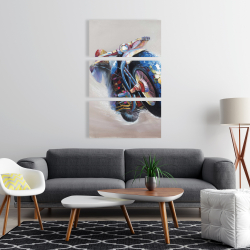 Toile 24 x 36 - Moto en saut