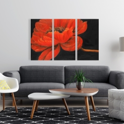 Canvas 24 x 36 - Red petal flower