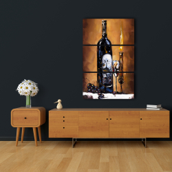 Canvas 24 x 36 - Candlelit wine