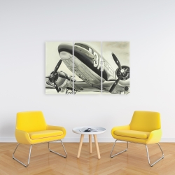 Canvas 24 x 36 - Vintage airplane