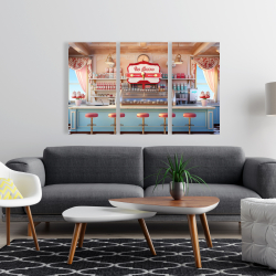 Canvas 24 x 36 - Ice cream parlor