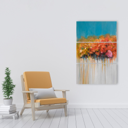 Canvas 24 x 36 - Orange flowers bundle