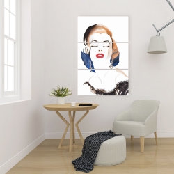 Canvas 24 x 36 - Vintage chic marilyne monroe