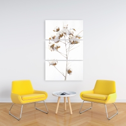 Canvas 24 x 36 - Cotton flowers branch