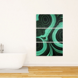 Canvas 24 x 36 - Malachite stone