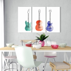 Canvas 24 x 36 - Three guitars