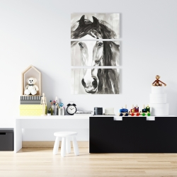 Canvas 24 x 36 - Beautiful wild horse