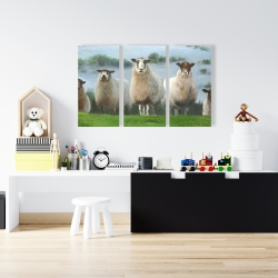 Toile 24 x 36 - Troupeau de moutons