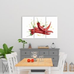 Toile 24 x 36 - Piments rouges piquants