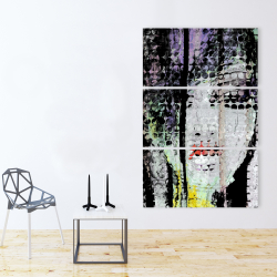Canvas 40 x 60 - Abstract colorful woman face
