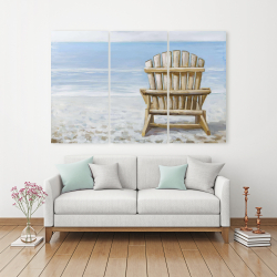 Canvas 40 x 60 - Wood beach chair