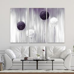 Canvas 40 x 60 - Purple allium flowers