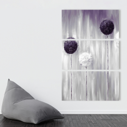 Canvas 40 x 60 - Purple allium flowers