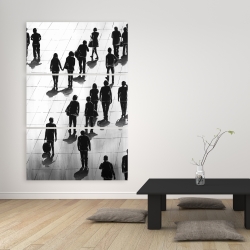 Toile 40 x 60 - Silhouettes de gens dans la rue